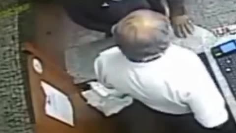 Old Man Stabs Robber