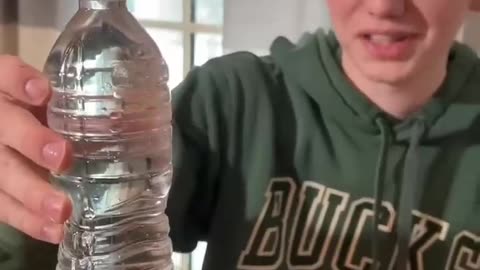 Bottle flips from empty to full