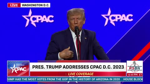 FULL SPEECH: President Donald J. Trump at CPAC 2023 in Washington D.C. - 3/4/2023