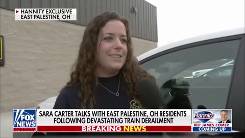 Sara Carter shares concerns of East Palestine, Ohio, residents