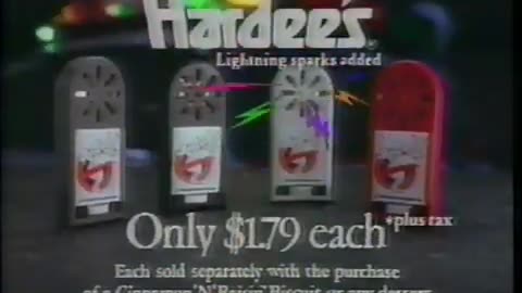 June 29, 1989 - Hardees Has a 'Ghostbusters' Promotion