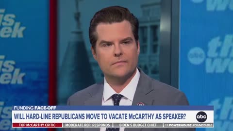 Gaetz: I'm RELENTLESS in Ousting Speaker McCarthy