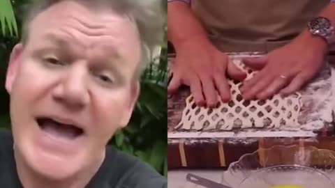 gordon ramsay really likes the food