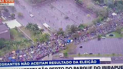 Protestos no Brasil contra o resultado manipulado das eleições em São Paulo e Brasília