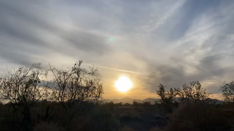 Sunset 1/14/2022 Quartzite Arizona