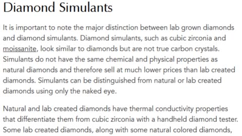 Lab grown diamonds are getting popular