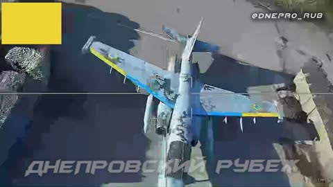 The Lancet UAV destroyed an AFU SU-25 at Dolgintsevo airfield (Krivoy Rog)