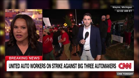 Union workers strike against Big Three automakers