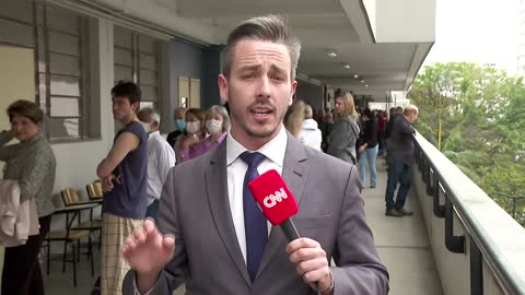 Brazilians head to the polling place on Election Day