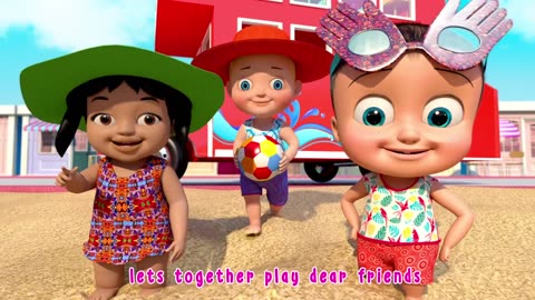 We are going to the Beach Song - BillionSurpriseToys Nursery Rhymes, Kids Songs