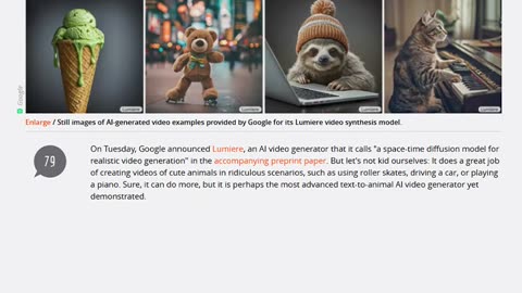 Google’s Lumiere AI Video Generator