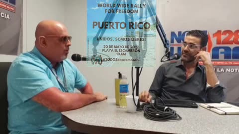 10 de Mayo de 2023 en "La Hornilla Caliente con José Chaparro" en NotiUno 1280AM y 92.1FM (Arecibo)