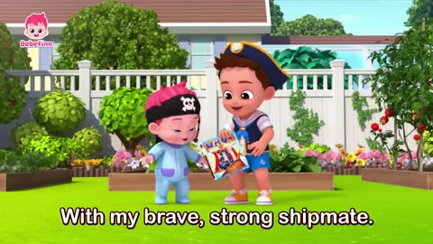 I AM A PIRATE 🏴 ☠️ CAPTAIN HERO BRODY ! BEBEFINN ! SING ALONG ! NURSERY RHYMES AND KIDS SONGS !!!