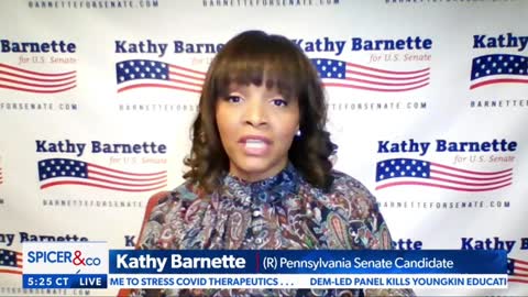 Kathy Barnette for U.S. Senate (R-PA) Newsmax w/ Sean Spicer Clip #4