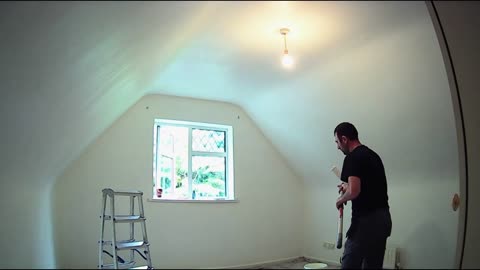 Attic room painting