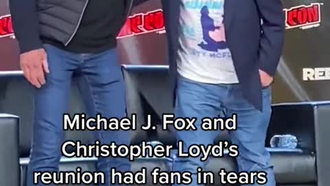 Michael J. Fox andChristopher-Loyd'sreunion had fans in tears