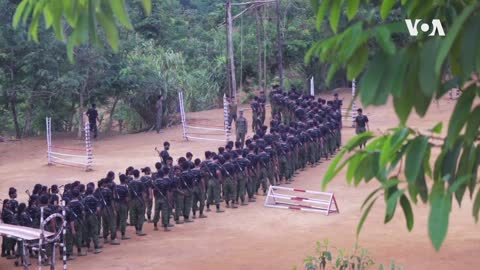 Arakan Army Recruits Train to Fight Myanmar Government Forces