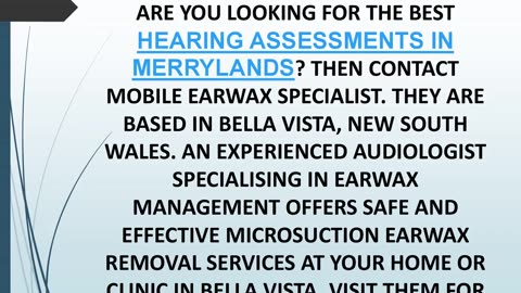 Best Hearing Assessments in Merrylands