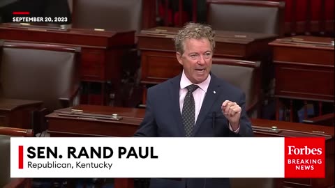 BREAKING NEWS: Rand Paul Issues Issues Stark Warning To Biden, Senate, & House About Ukraine Funding