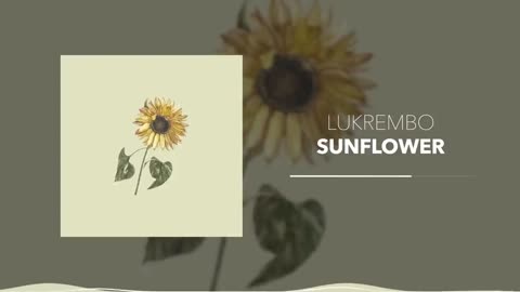 Calm Relaxing lofi background music | sunflower by lukrembombo