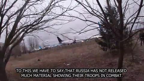 Helmet Cam Captures Russian Air Assault Troops First Capturing Of Hostomel Airport