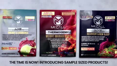 WANT SAMPLES? We have them at McCallFitness.com