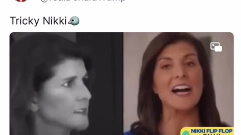 Tricky Nikki, Trump showcases Nikki Haley's flip flopping