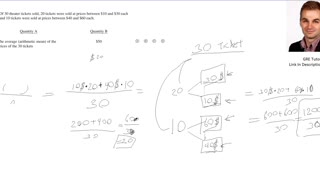 Ticket Sales and Averages: Practice GRE with a Cambridge PhD