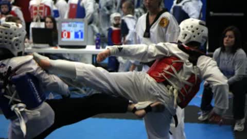 Rexx AAU TKD Sparring Camp 1-17-09 11 years old