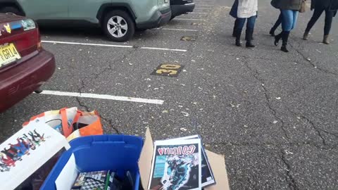 Clifton High School Flea Market Pick-Ups & Set-Up 11/21/21 Video Games Pokemon Comics Action Figures