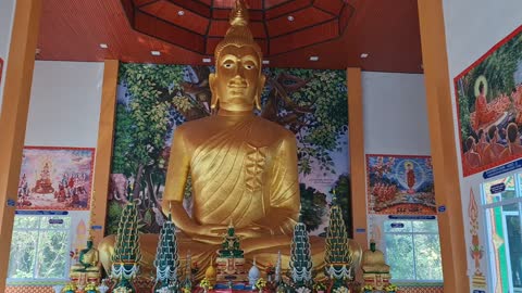 Buddhist monks temples in Udonthani.