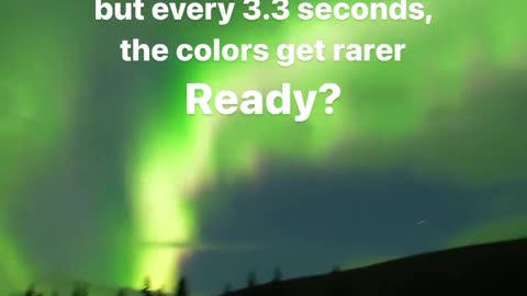 Northern Lights in real time. 🌌