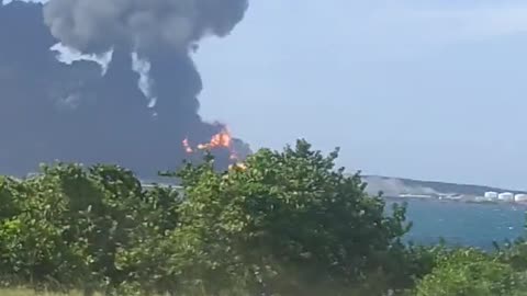 Another explosion at Cuba's supertanker port in Matanzas: