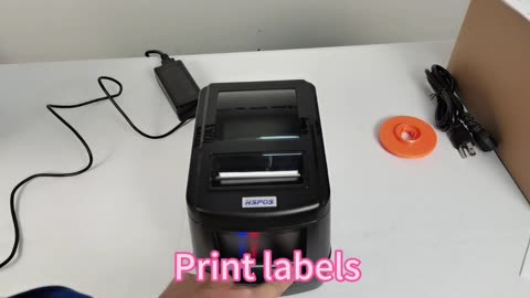 QR Code Barcode 80mm Desktop Label Printer