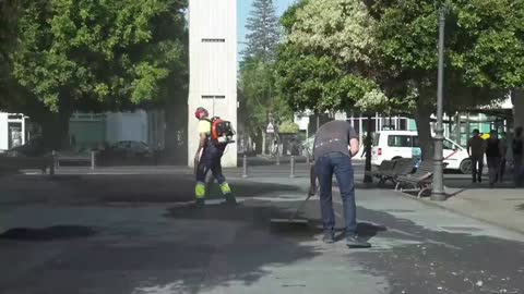 La superficie ocupada por la ceniza del volcán se eleva a 3.304 hectáreas