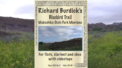 Richard Burdick’s Makoshika Suite: I. Bluebird Trail, Op. 262 No. 2 flute, oboe, clarinet n video