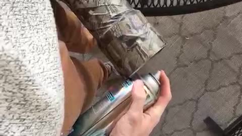 Homemade Potato launcher Test