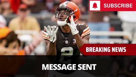 Amari Cooper Sends Message To Browns