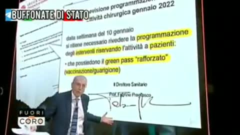 Pregliasco e le sue inaccettabili e gravissime discriminazioni, il documento che lo incastra