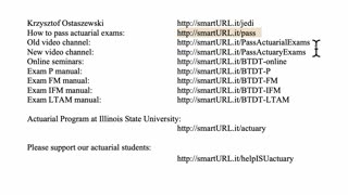 Exam IFM exercise for February 5, 2021