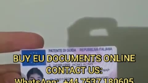 Buy fake resident permit EU, driving licence, passport, id card