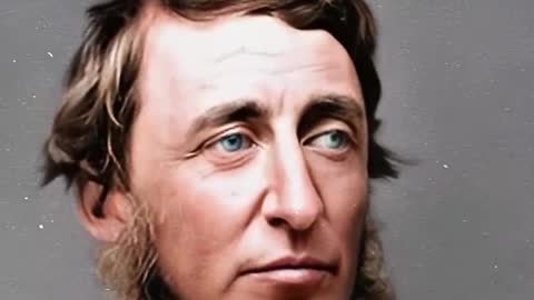 Author of 'Civil Disobedience,' Henry David Thoreau, brought to life.