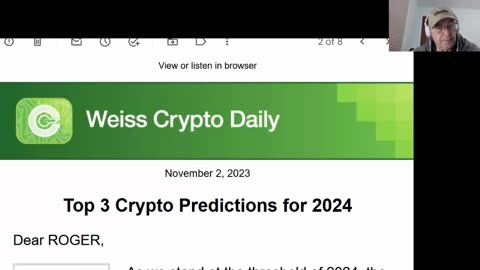 Weiss Crypto Daily - Bitcoin to 100 K Eth - Becomes Number 1 - With DeFi - in 2024-11-2-23