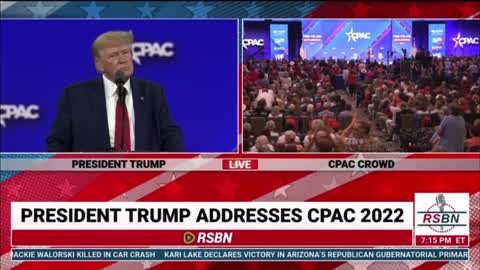 8/6/22 CPAC TX president Donald Trump will personally make sure WV sen Joe Manchin loses