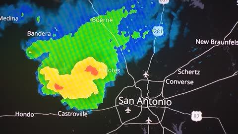 North San Antonio Thunderstorm