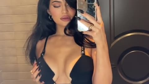 Kylie Jenner latest tiktok video.