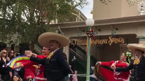 Parade in California Adventure in the Back Area