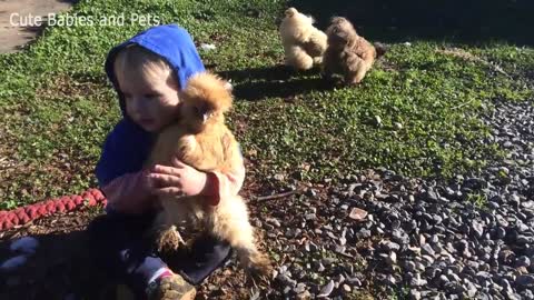 Kids and Cutest Animals Compilation !!!