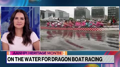 On the water for dragon boat racing ABC News