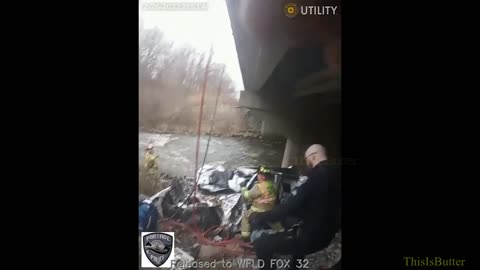 Bodycam shows Indiana man rescued by Portage fire after 6 days of being trapped in his crashed truck